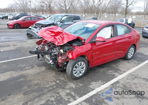 2022 Hyundai Accent Se из США, поврежденный, VIN 3KPC24A68NE174642